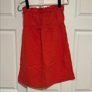 Red swim Cover up by J. Crew